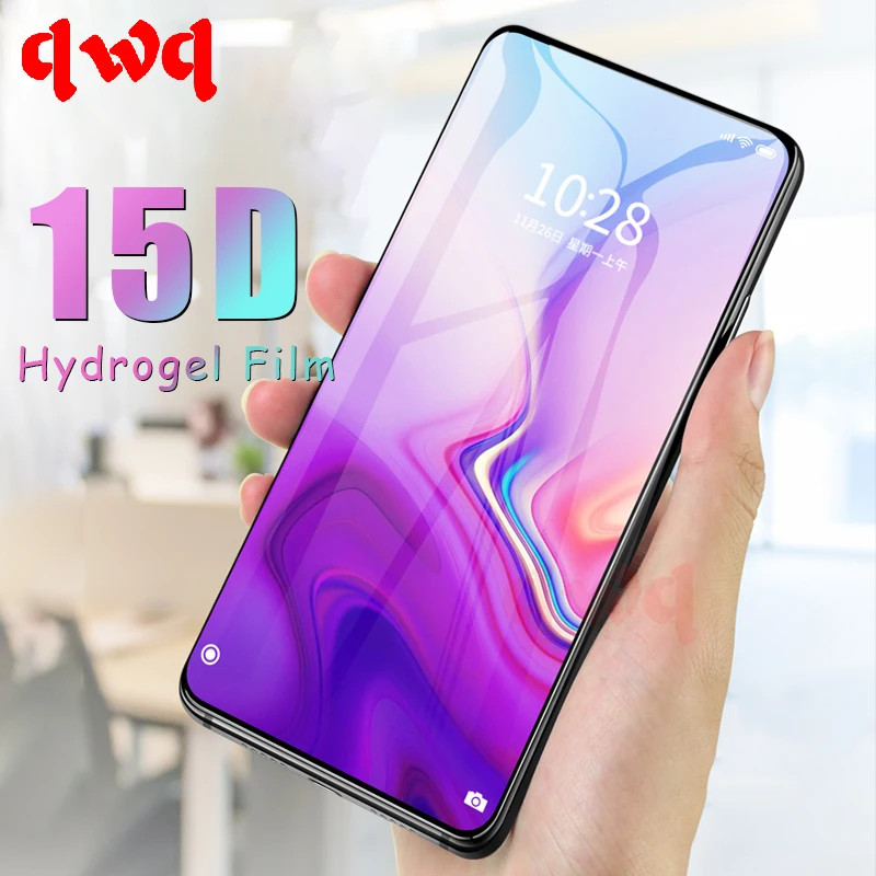 Новая 15D изогнутая полностью Гидрогелевая пленка для Samsung Galaxy S8 S9 S10 Plus Lite Защитная