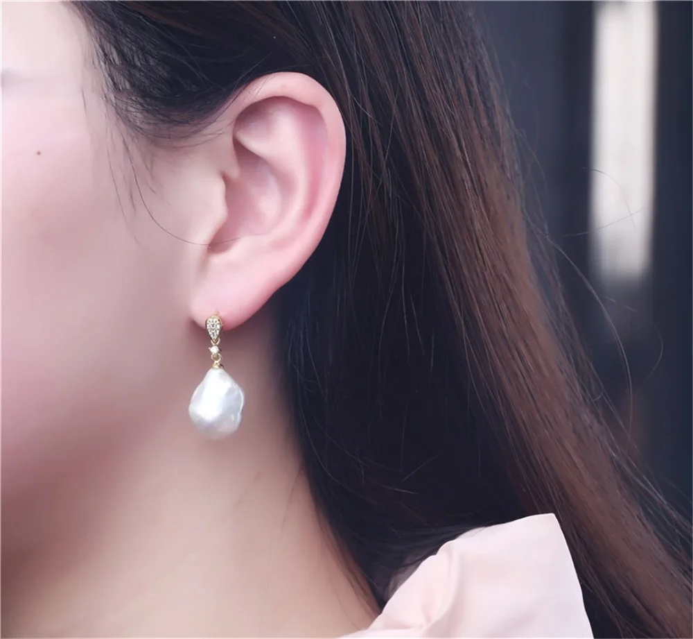 Серьги гвоздики с пресноводным жемчугом 13 мм|earrings 925 sterling silver|925 sterlingearrings |