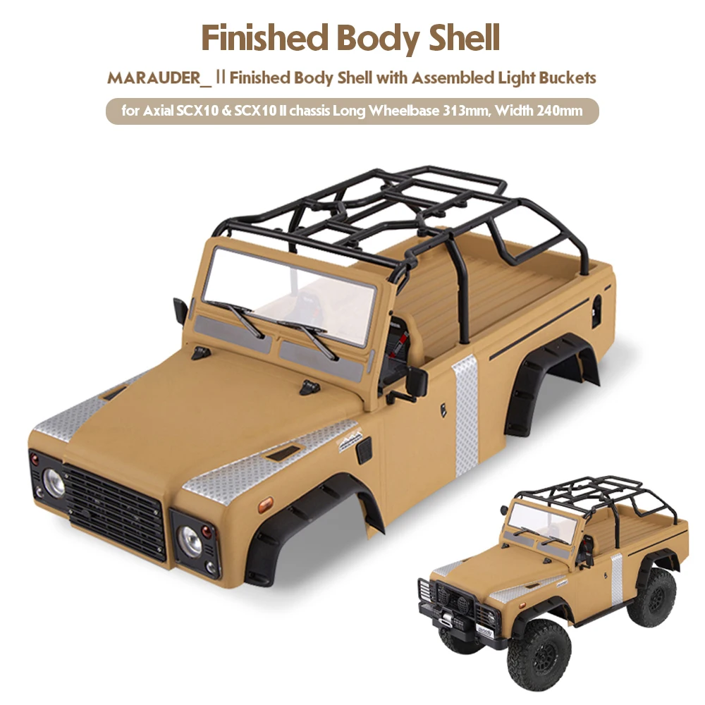 Комплект корпуса Killerbody MARAUDER _ Ⅱ 1:10 RC для автомобиля 313 мм колесная база осевая SCX10