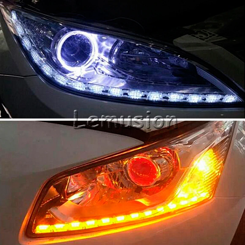 Дневные хосветодиодный огни CNPARTS для Citroen C5 C4 Mini Cooper Opel Astra H G J Vectra C Saab 2 шт.|Фара