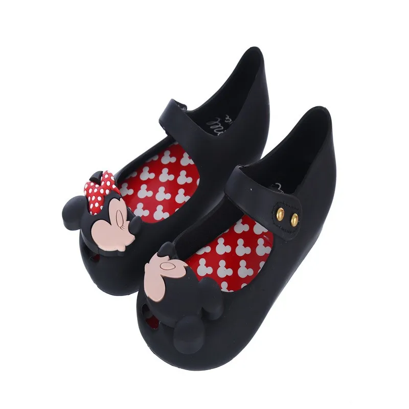 Обувь Melissa Mickey& Minnie детские сандалии для девочек прозрачная обувь Детские милые сандалии для маленьких девочек 14,5-17 см
