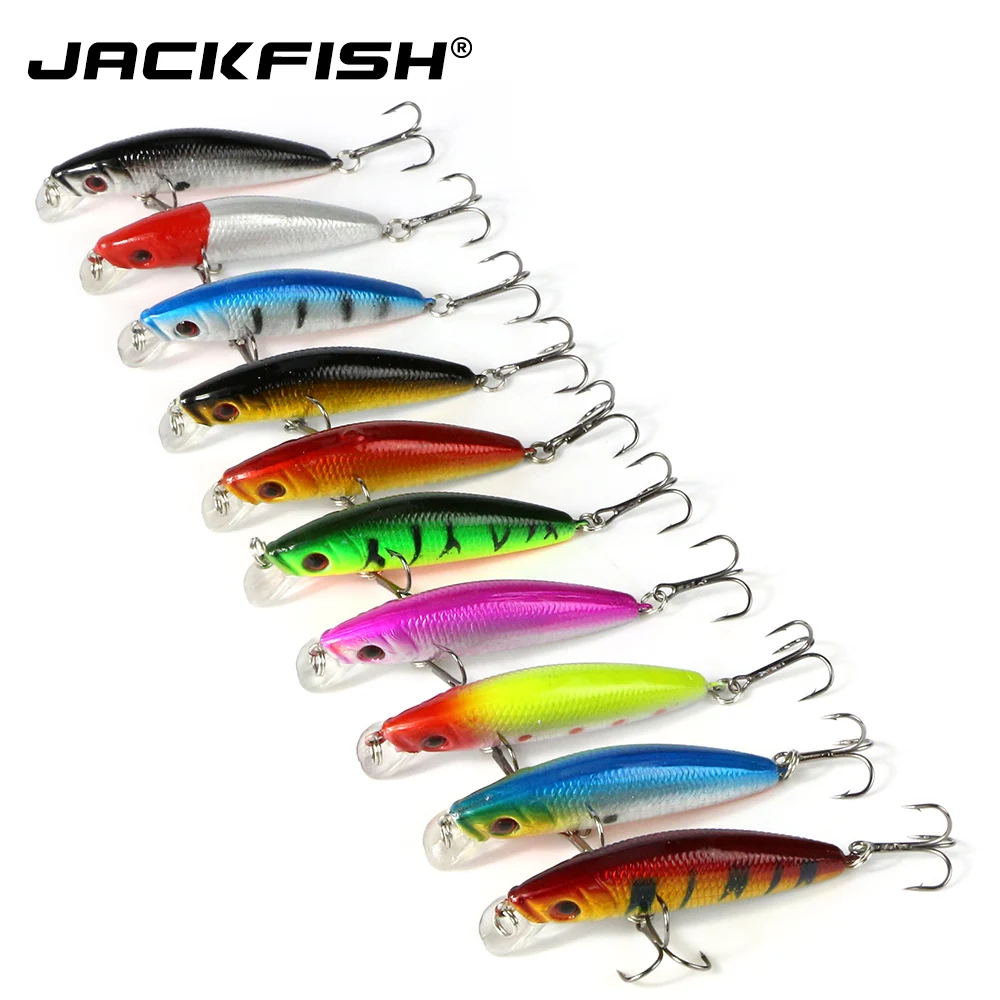 JACKFISH искусственные приманки гольян рыболовная приманка 10 шт./лот 9 см 7 г твердая