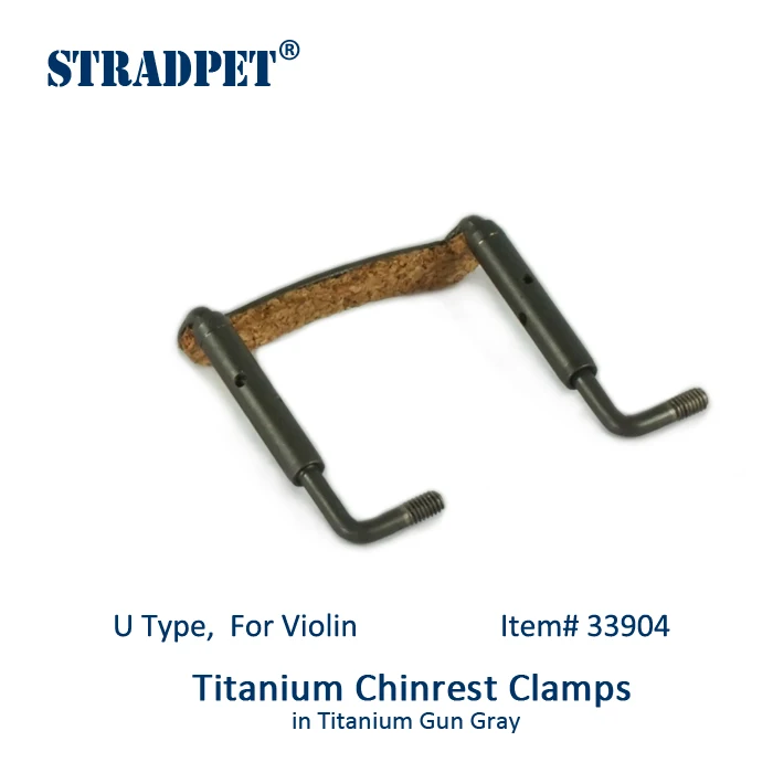 U образные зажимы для скрипки STRADPET из титана ширина 42 мм титанового пистолета