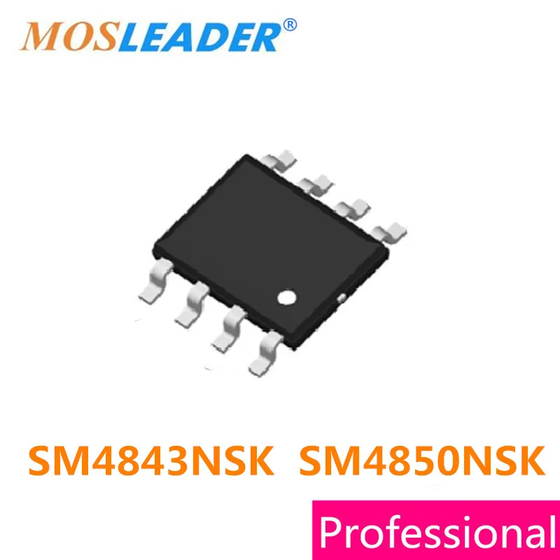 

Mosleader 100PCS 1000PCS SOP8 SM4843NSK SM4850NSK SM4843 SM4850 SM4843N SM4850N N-Channel 30V Chinese High quality