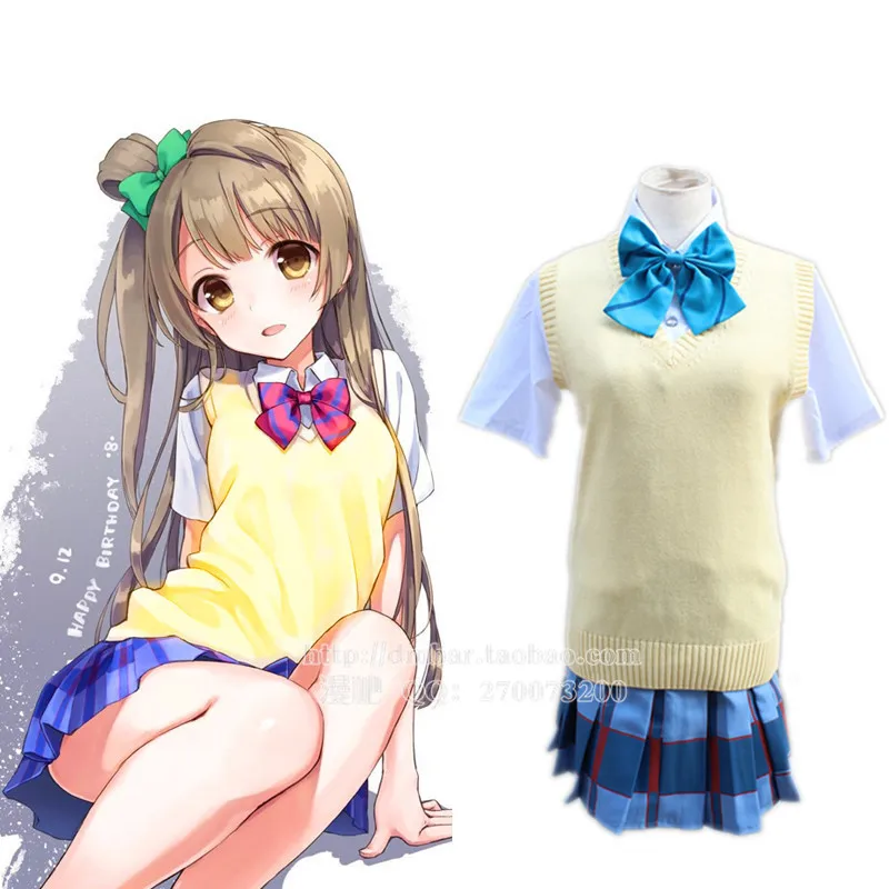 Бесплатная доставка lovelive Аниме Косплей Minami Kotori Язавы Нико С героями мультфильмов