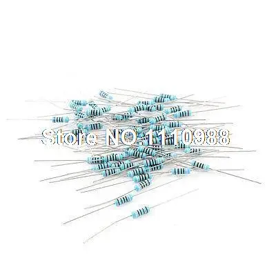 60 x осевой провод через отверстие 1/2 Вт ватт 1% 9 1 K Ом Металлический пленочный