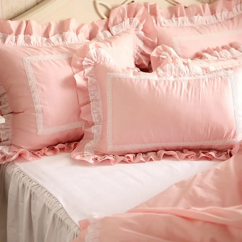 Комплект постельного белья в европейском стиле милый кружевной комплект с