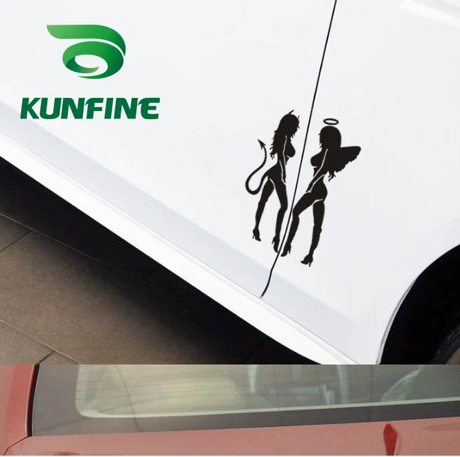Автомобильный Стайлинг KUNFINE красивая Автомобильная наклейка Виниловая