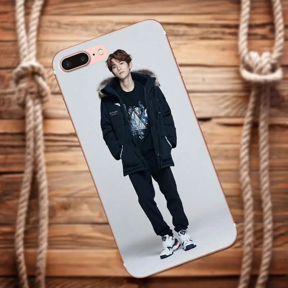 Vvcqod Kpop Exo Baekhyun For Xiaomi Redmi 5 4A 3 3S Pro Mi4 Mi4i Mi5 Mi5S Mi Max Mix 2 Note 4 Plus Soft TPU Fashion Case Cover | Мобильные