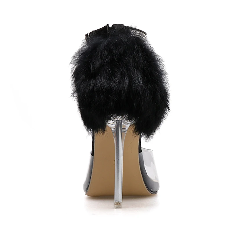 Женские туфли-лодочки больших размеров модные босоножки на тонком каблуке с