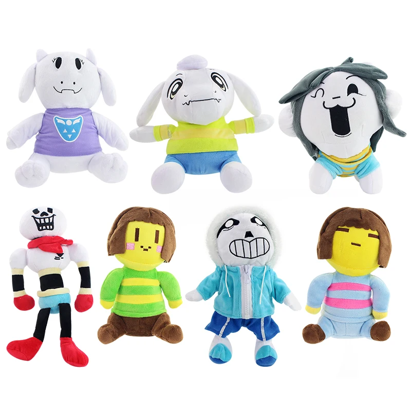7 Style Undertale Sans Frisk Chara Temmie Plush Stuffed Toys for Children Kids Gifts | Игрушки и хобби