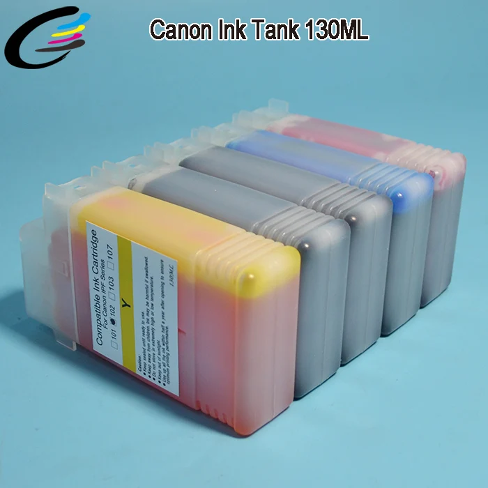 

Compatible for Canon PFI 102 Ink Cartridge 130 ML with Ink and Chip