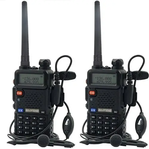 2X Baofeng UV-5R Dual Band UHF/VHF Radio RF 5 W AUSGANGS NEUE Version + UNS LAGER