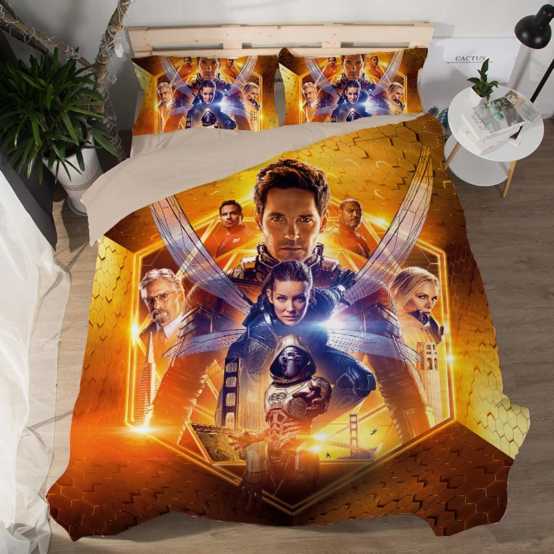 Комплект постельного белья мстители с героями мультфильмов MARVEL человек Муравей