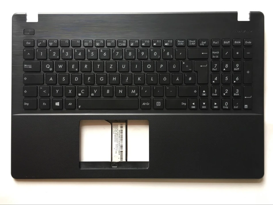 GR немецкая клавиатура для ASUS X551 X551CA с подставкой X551MA X551MAV черный топ чехол