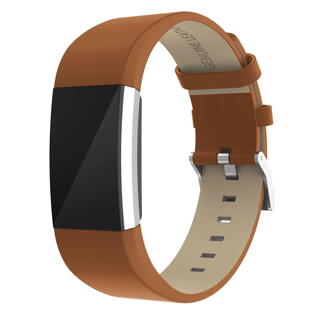 Ремешок для наручных часов браслет Fitbit Charge 2 кожаный спортивный ремешок умных