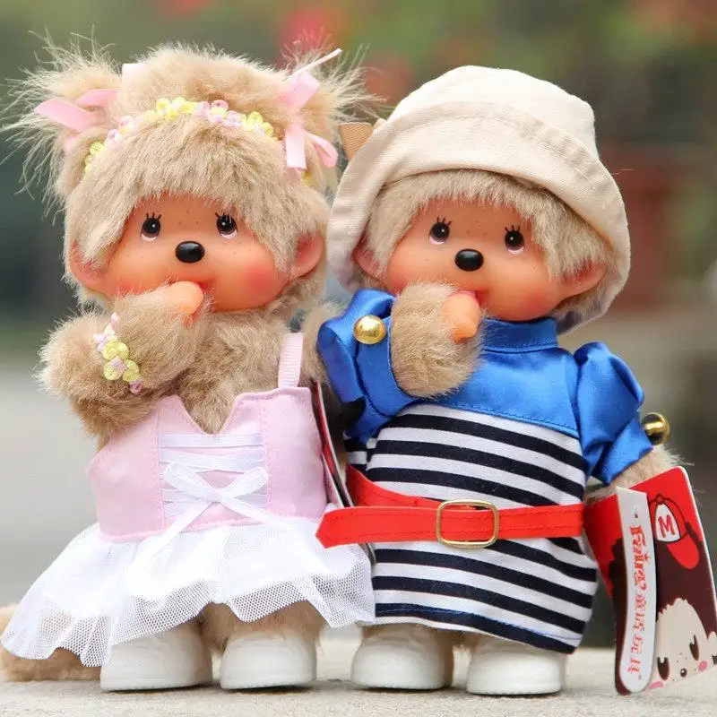 Давая день рождения рождественский подарок Monchhichi любители кукла игрушка 20 см