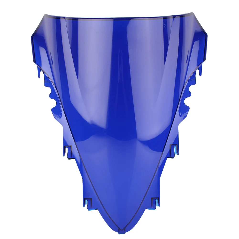 Синий YZF-R1 мотоциклетные лобовое стекло Ветер Экран для Yamaha YZF R1 2007 2008 Double Bubble ветрозащитный - Цвет: Синий