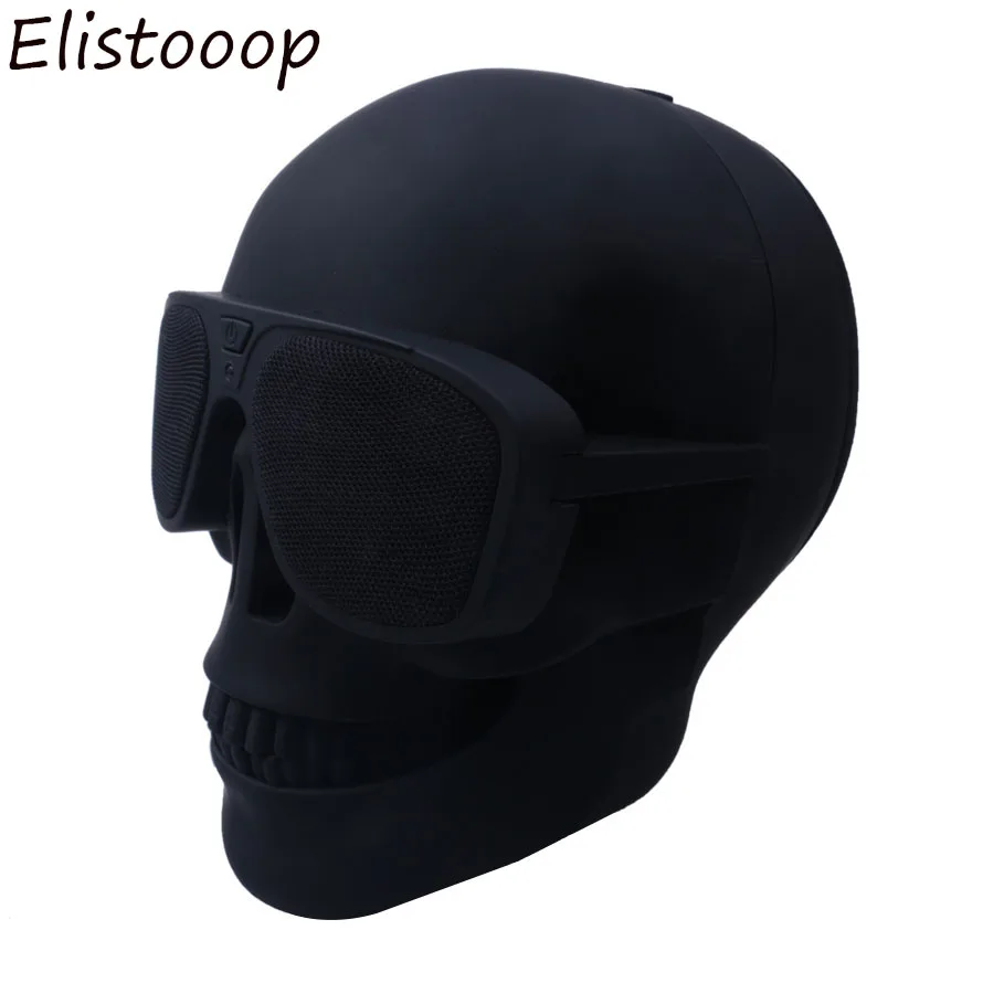 Elistoooop 2018 в форме черепа беспроводной Bluetooth динамик солнцезащитные очки NFC
