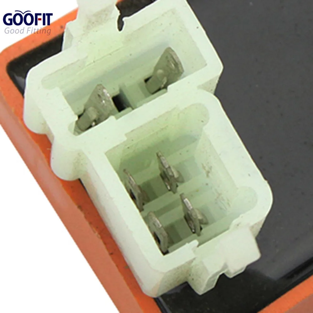 GOOFIT мотоцикл AC 6Pin CDI блок для GY6 50cc 60cc 80cc 125cc 150cc ATV Go Kart мопед и скутер H048 016|cdi box|cdi