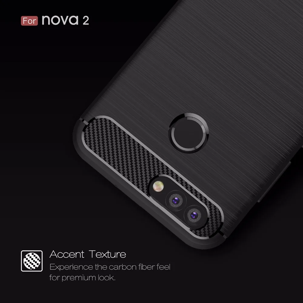 Zoogou чехол для Huawei NOVA 2 Роскошные Мягкие TPU Силиконовая Защитная крышка Nova телефон