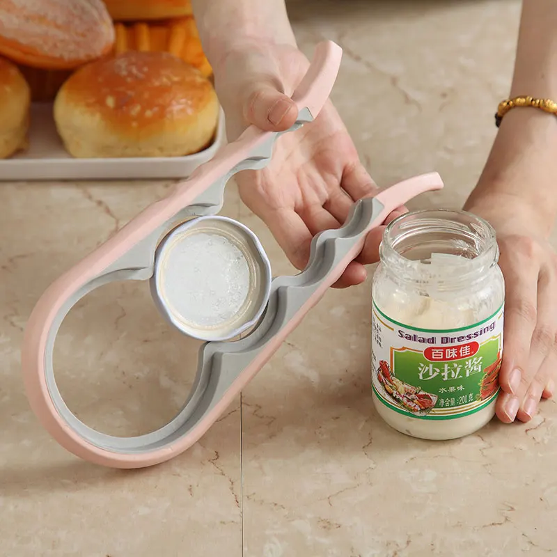 4 в 1 пластиковая открывалка Удобная противоскользящая бутылка/банка/открывалка