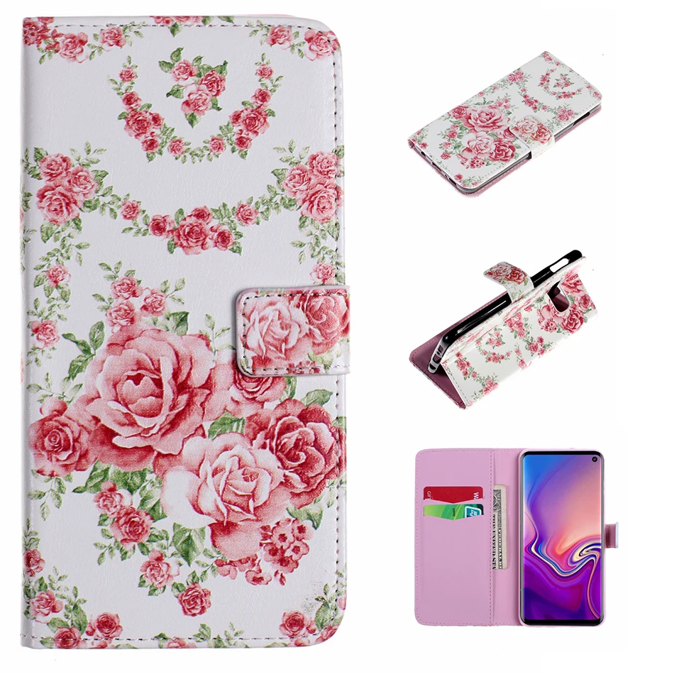 Чехол-книжка из искусственной кожи чехол Чехол для Coque samsung S8 S9 S7 край S6 S5 J5 J3 A3 A5 J7 Pro J4 J6 на 6 A8 A6 плюс Чехол