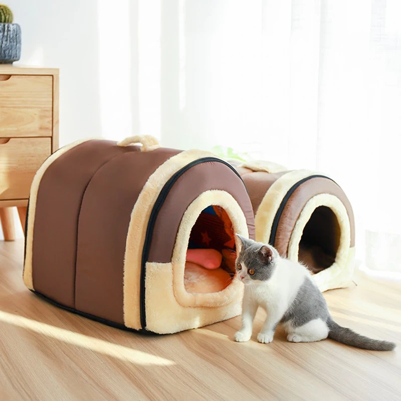HEYPET кровать для кошек складной мягкий коврик собак удобная подушка диван