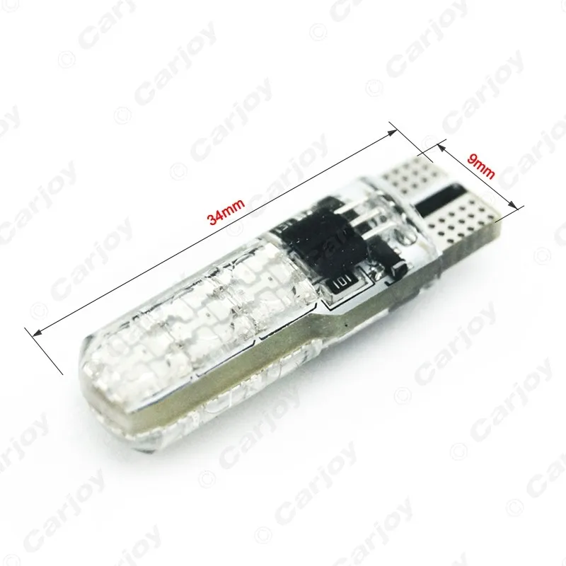 LEEWA 2 шт./компл. автомобильный пульт дистанционного управления T10 5050 6 светодиодных