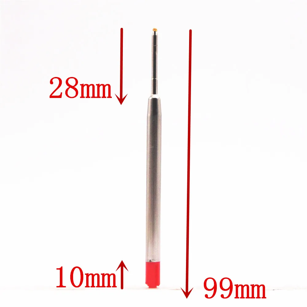 5pcs Factory outlets Advanced Red ink Refill 0.5mm Nib Ball point Pen .Free Shipping Pencils Writing Suppl | Канцтовары для офиса