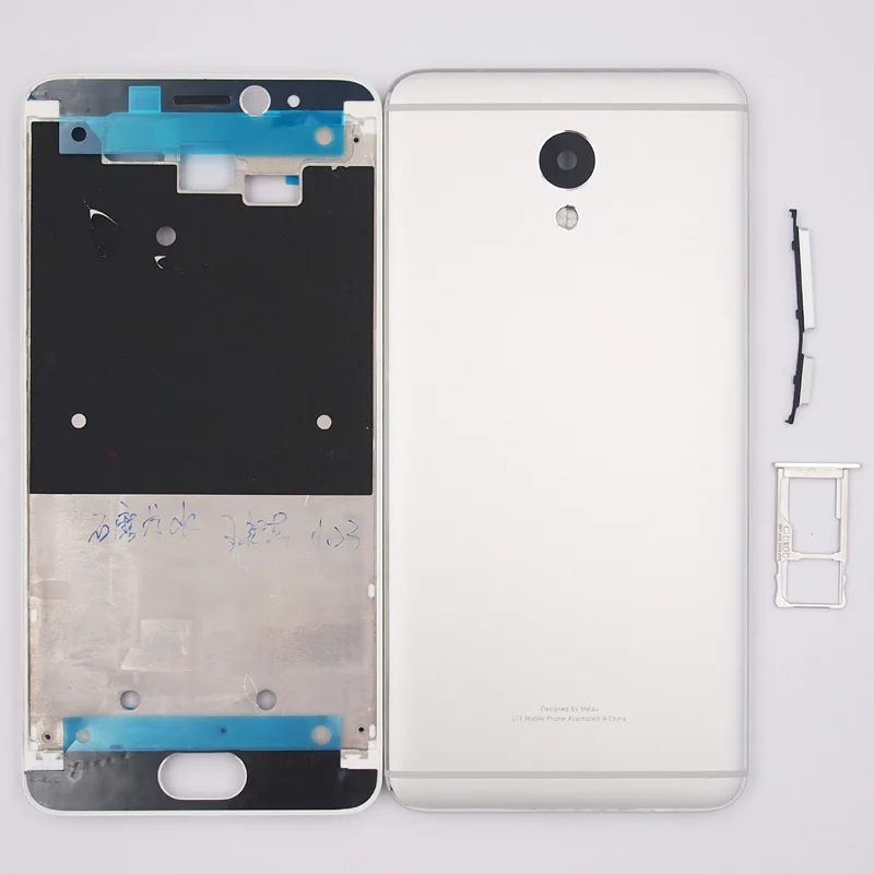 BaanSam Новая передняя рамка Батарейная дверь задняя крышка лоток для sim карты