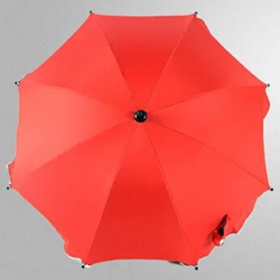 red Детский тент зонтик для коляски багги аксессуары для коляски анти УФ/Зонт от дождя для тележки - Цвет: red