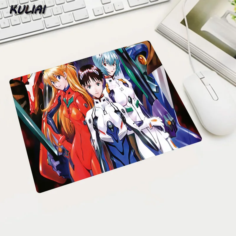 XGZ DIY Sexy Япония аниме плеер маленький Размеры резиновый коврик для мыши Evangelion игры Тетрадь планшетный ПК прямоугольник для DOTA2 Gta Cs Go - Цвет: 22X18CM
