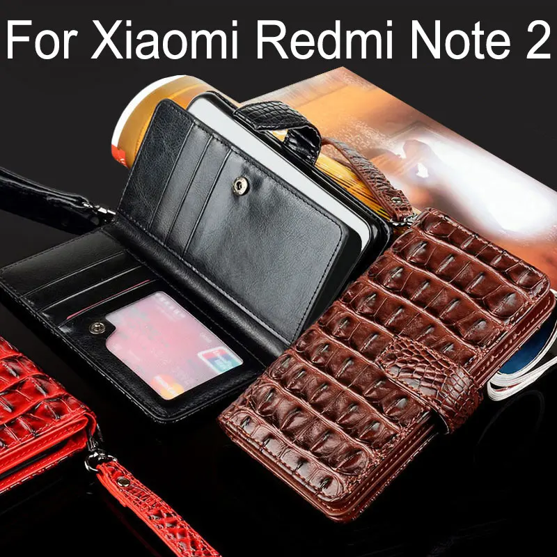 Чехол для xiaomi Redmi note 2 роскошный чехол-книжка из крокодиловой змеиной кожи в