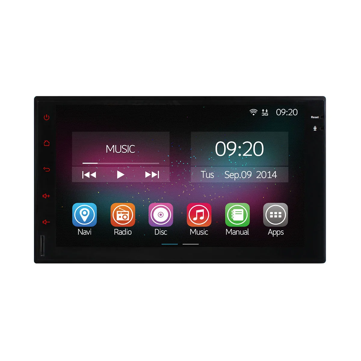 Ownice 1024*600 2G RAM Android Full Touch Panel 2 Din Universal GPS Navigation Car Radio Player Quad Core Headunit dvd | Автомобили и