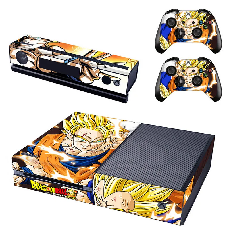 Dragon Ball X box одна консоль виниловое покрытие наклейки pegatinas Adesivo наклейка для Xbox one консоль Kinect два контроллера