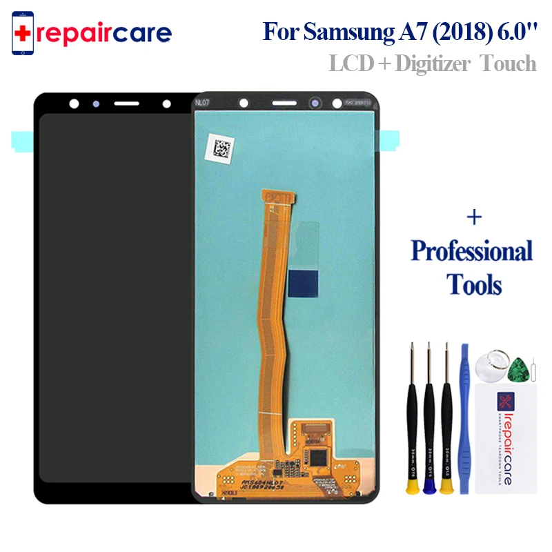 Оригинальный ЖК дисплей Экран для Samsung Galaxy A7 2018 A750 A750F Дисплей сенсорный экран
