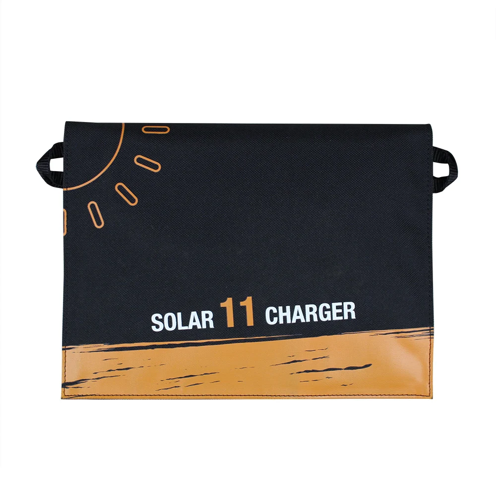 

FactoryPrice Frosted Waterproof 11W/5V/1.8A Portable Folding Solar Panel Charger Dual USB Port Controller Pack for Phone PSP MP4