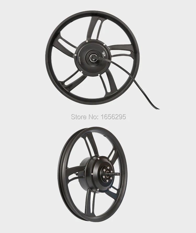 1" одно колесо из магния Alloy16" набор электрических колес комплект колес для горного велосипеда 36 в 48 в