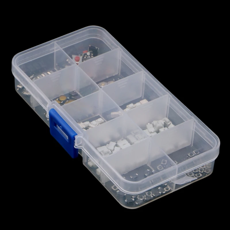 250 Pcs 10 Models Tactile Button Switch Micro Switches Remote Control | Обустройство дома
