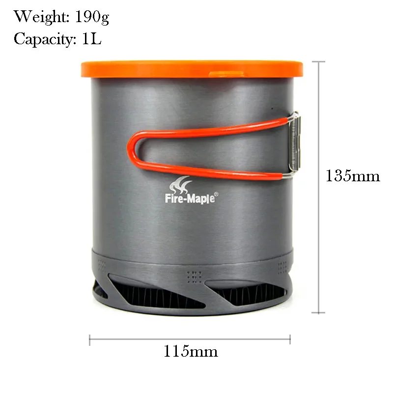 Fire Maple для наружного использования 1 л 1-2 человека кемпинга или пикника сбора