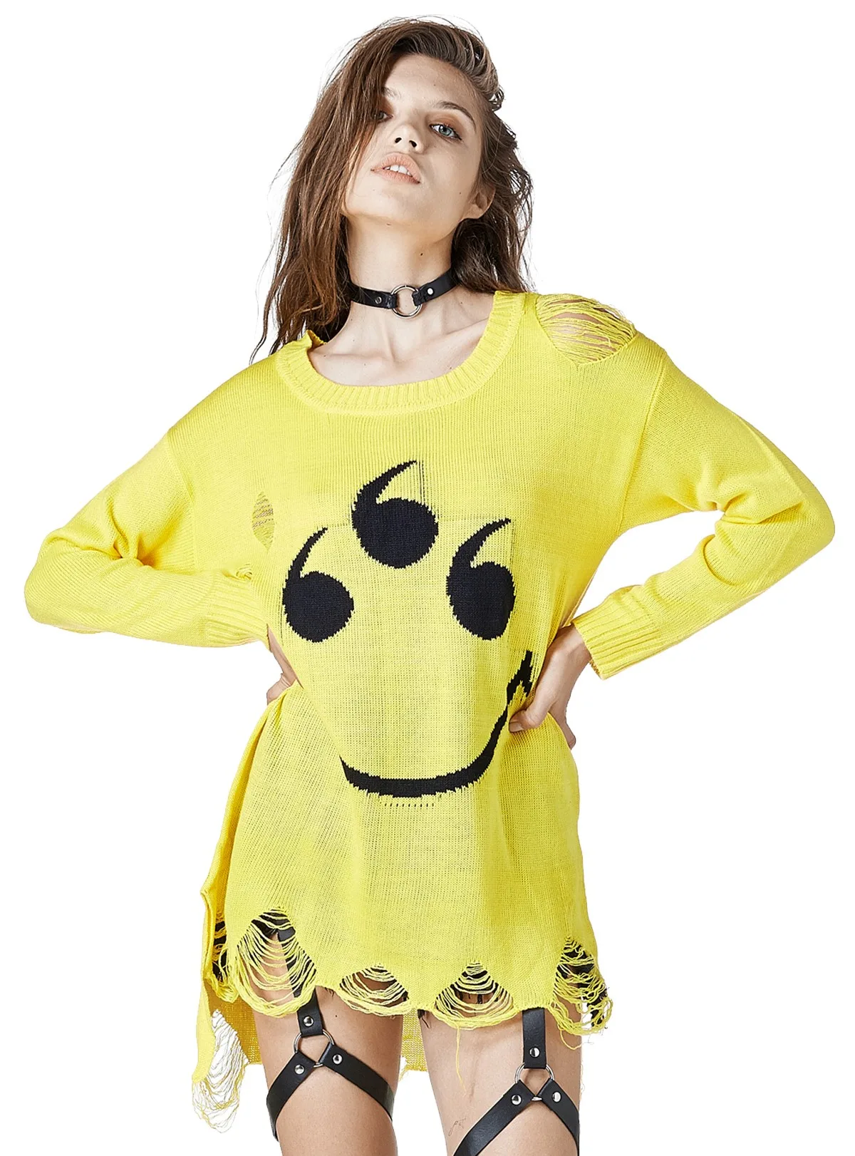 

Adjustable Leather super elastic Garters Belt black 2014 new HARAJUKU one-piece free shipping