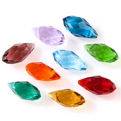 Z001-Briolette bead Хрустальные стеклянные бусины для изготовления ювелирных изделий, аксессуары для браслетов, бусины различной формы, бусины-подвески, X4 - Цвет: Z001-Briolette bead