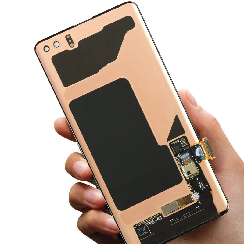Новый оригинальный ЖК дисплей с рамкой для SAMSUNG Galaxy S10 G9730 + Plus G9750 сенсорный экран