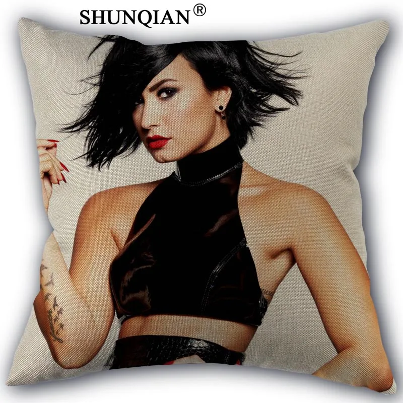 Демисезонная искусственная Обложка из хлопка и льна на молнии 45x45 см с одной