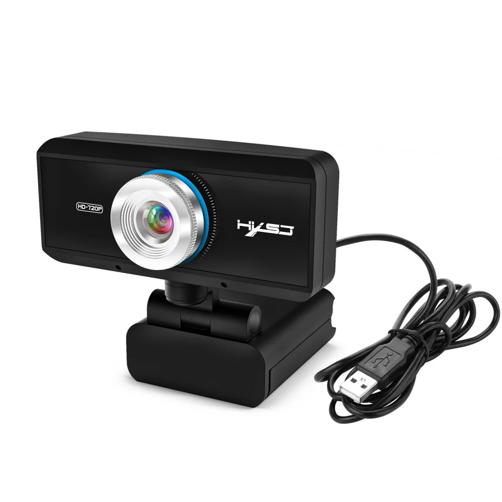 HXSJ S90 HD веб-камера 720P веб-камера, вращающаяся на 360 градусов, камера для ПК, видеозвонок и записи с микрофоном шумоподавления для ПК