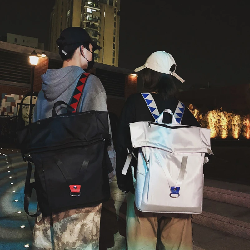 

Casual Student Bag Cloth Unisex Trend Women Large Capacity Package College Style Fashion Youth High Quality Bagpack