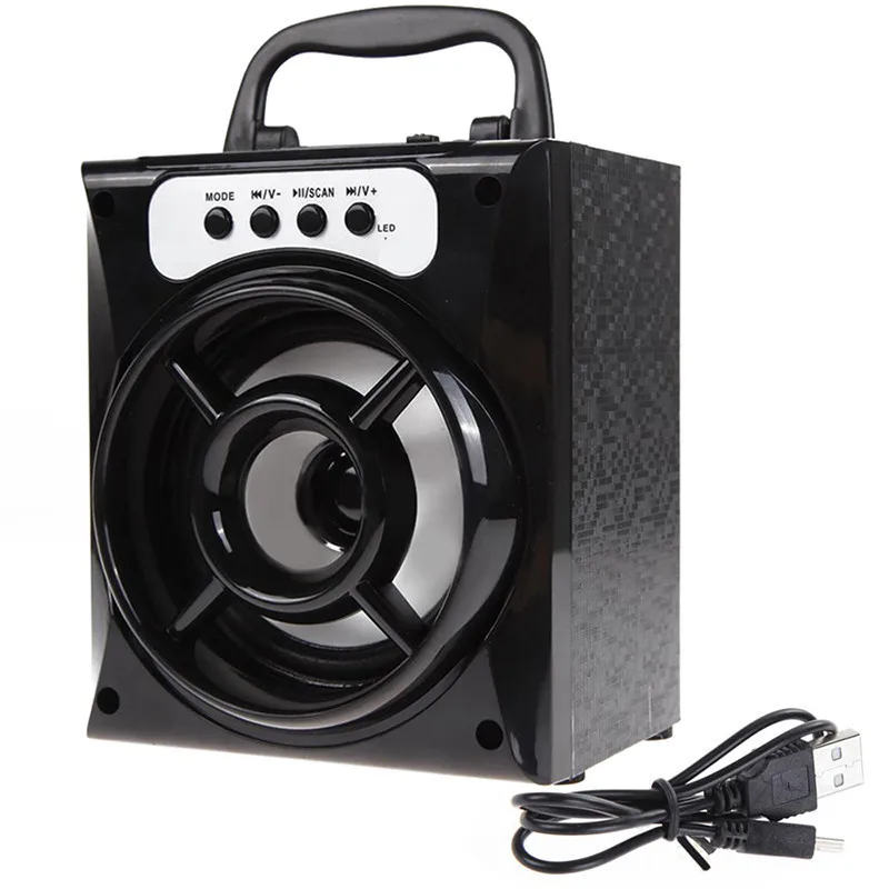 Беспроводной Bluetooth динамик радио квадратная танцевальная аудио Поддержка FM LED