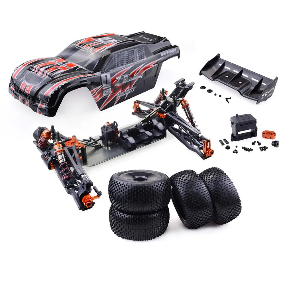 Новые поступления ZD Racing 9021V3 1/8 110 км/ч 4WD бесщеточный Truggy рама DIY Rc автомобильный комплект без электронных деталей