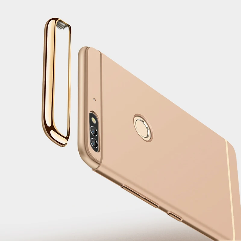 Для huawei Y9 2018 Чехлы для чехол 3in1 покрытие жесткий матовый чехол-накладка